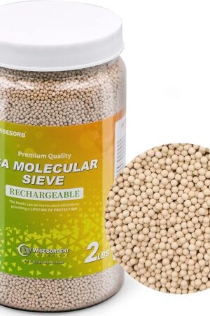 2 LBS 3A Molecular Sieve Desiccant Beads, Dehumidifier Moisture Absorbers
