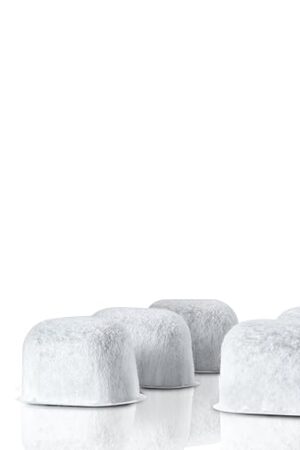6-pack Replacement Charcoal Water filter Cartridges with Starter Kit Combo for Keurig single brewing system and some models of Breville