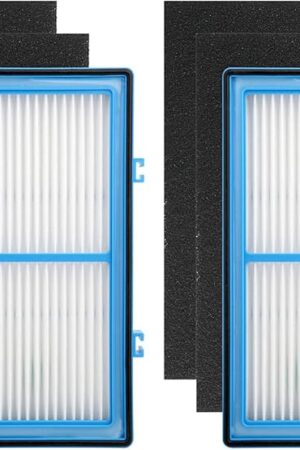 Colorfullife Aer1 Filter Replacement for Holmes Air Purifiers AER1 Type Total Air Filter Replacement Filters for HAPF30AT and HAP242-NUC, 2 True HEPA Filters + 4 Carbon Booster Filters