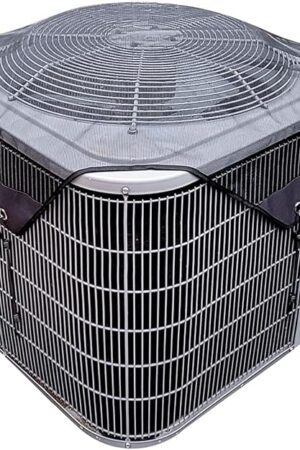 Air Conditioner Covers for Outside Units Central Ac Cover Leaf Guard Heavy Duty Mesh AC Defender for Outdoor Square Units, All Season Black( 36 X 36 inch Mesh)