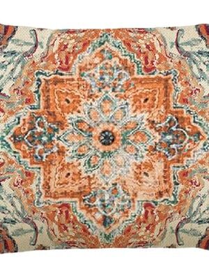 AVOIN colorlife Boho Throw Pillow Cover, 12 x 20 Inch Bohemia Ethnic Style Carpet Pattern Cushion Case for Sofa Couch