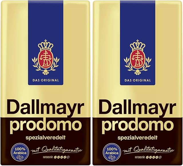 Dallmayr Prodomo Ground Coffee, 17.6 Ouce (Pack of 2)
