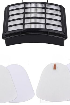 Vacuum Filters Replacement for Shark Navigator Lift-Away Vacuum NV350,NV351,NV352,NV355,NV360,NV370, UV440,UV490,UV540 vacuum,1 HEPA Filter, 2 Foam & 2 Faux Felt Filters - Replacement XFF350 XHF350