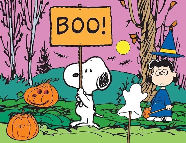 The RoseArt - Peanuts - Boo! - 100 Piece Jigsaw Puzzle for Kids and Adults