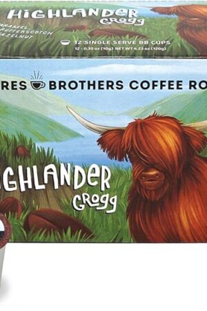 Berres Brothers Highlander Grogg Coffee K Cups K Pods 12 Count Single Serve Pods for Keurig K Cups Coffee Makers, Flavored Medium Roast Coffee