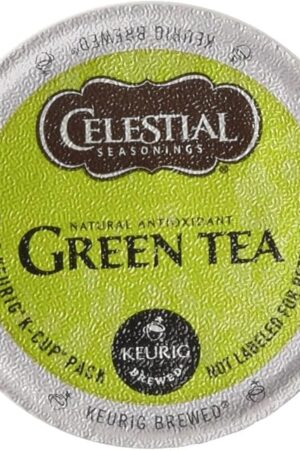 Celestial Seasonings, Green Tea, K-Cup Portion Pack for Keurig K-Cup Brewers (Pack of 48)