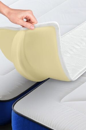 Bed Bridge Twin Size to King Size, Twin to King Converter, Split King Gap Filler for Adjustable Bed, 75" x 12"