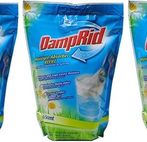 DampRid Moisture Absorber 42oz Refill Bag Fresh Scent (Pack of 3)
