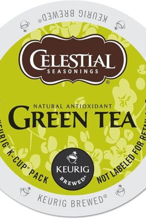 Celestial Seasonings Authentic Green Tea, K-Cup Portion Pack for Keurig K-Cup Brewers, 24-Count