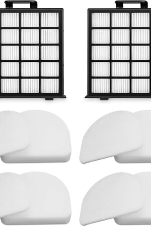 AZ4002 Replacement filter for Shark Detect Pro Max Upright Vacuum AZ4000 AZ4002 AZ4000C - 2 PACK HEPA Filters+ 4 PACK Foam & Felt Filters