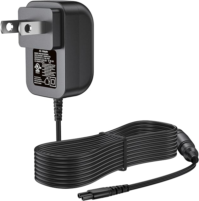 Charger for Bissell 3061 3190 3190A 31902 3191 3191C Power Cord for PowerSwift 31902 Handheld Portable Cleaner Vacuum AC Adapter for Featherweight 3061 DC Adaptor Supply