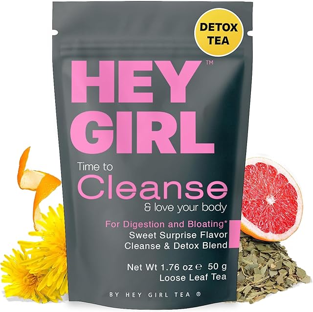 Detox Tea for Bloated Belly & Digestion | Loose Leaf Herbal Tea | Body and Colon Cleanse with Milk Thistle, Burdock Root, Senna Leaf | Digestive & Flat Tummy Tea | Natural Laxative