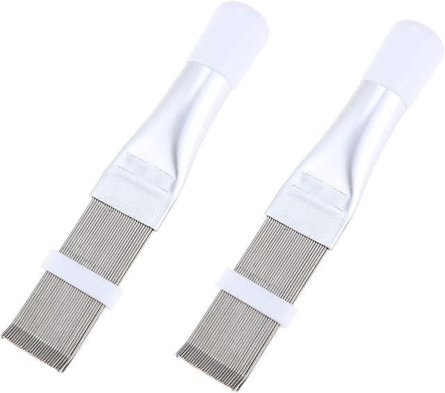 Air Conditioner Fin Comb AC Condenser Fin Straightener Cleaner Evaporator Radiator Fin Cleaning Tool Pack of 2
