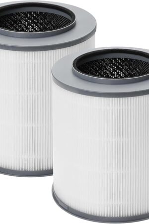 2 Pack 12030 Medium Room Air Purifier Replacement Filter Compatible with Clorox 11030 & 11031 Air Cleaner Purifier for Home, 1,000 Sq. Ft. Capacity, Part #12030