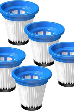 5 Pack 520280 HEPA Replacement Filter Only Compatible with Kenmore DS1030 DS1020 Cordless Stick Vacuum Lightweight Cleaner, Washable and Reusable Filters