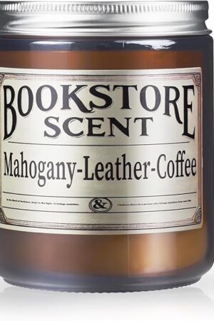 Book Lover Candle, Inspired Gift Ideas for Readers, Birthday, Book Themed Reading Gifts for Women, Bookworm, Librarian, Men