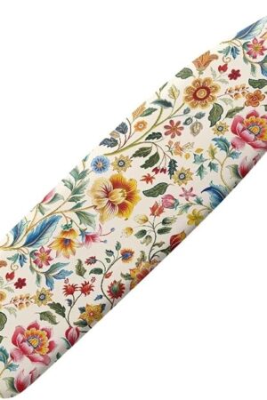 Boho Ironing Board Cover,Iron Board Cover Standard Size,Floral Ironing Board Cover,Tabletop Ironing Board Cover,Boho Floral Print Large