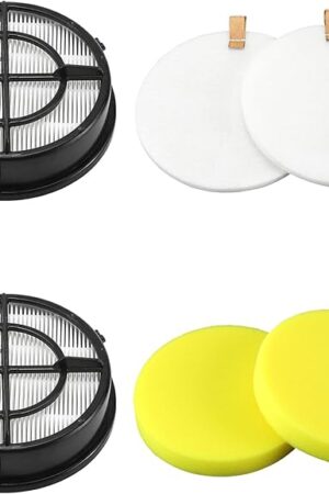 1650 16871 Febreze Vacuum Filter Compatible with Bissell Pet Hair Eraser Upright Vacuum Replacement Model 1650 Series, 1650A, 1650W, 16501, 16502, 1650C 1650P 1650R Part 16871 1608861 1608860 LUXRILIX