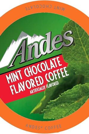 Andes Mints Coffee Chocolate Mint Peppermint Coffee Pods for Keurig K-Cup Brewers, 40 Count