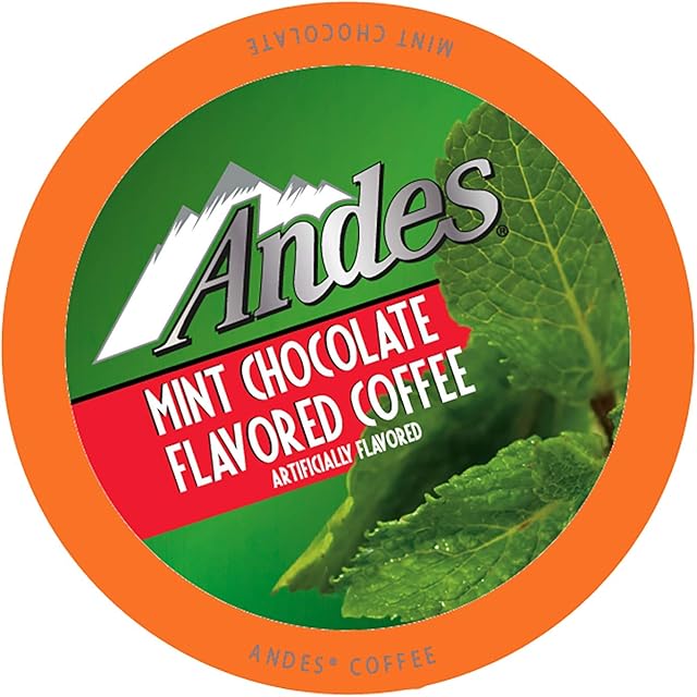 Andes Mints Coffee Chocolate Mint Peppermint Coffee Pods for Keurig K-Cup Brewers, 40 Count
