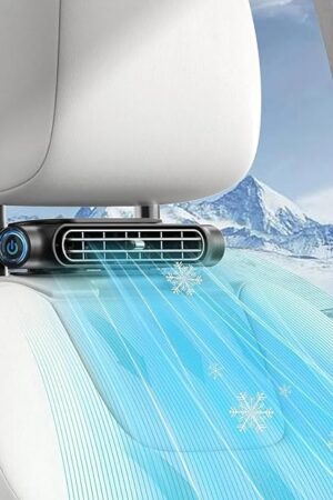 Car Fan Mini Portable Headrest Neck Fan