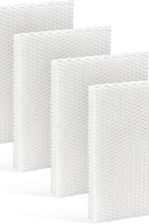 Cabiclean MD1-0034 Replacement Humidifier Wicks Filters Compatible with Vornado Evaporative Humidifier Model Evap40, Evap2, EV100, EV200, EVDC300, EVDC500, (4-Pack)