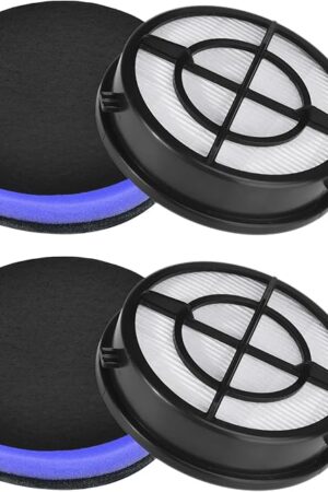 2790 Filter Replacement for Bissell Pet Hair Eraser Turbo Pro/Plus Vacuum 27909 2790W 2281 2461 3126 31269, for Bissell Pet Hair Eraser Turbo 2475, Replace to part # 1606751 & 1603437, 4 Pack