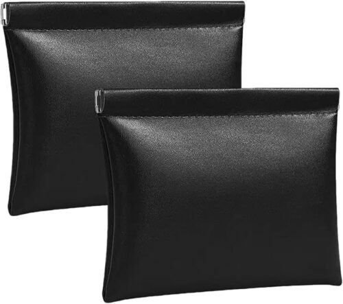 Zyn Container Tiny Squeeze Container - Caffeine Pouch Snus Can - Discreet Storage for Zyn Nectr Pouches Small Travel Hidden Storage Gift for Him Events - One Nighter Two Pack
