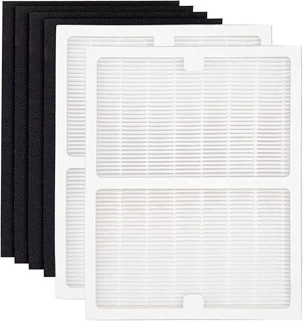 2 Pack Replacement Filters - A - for Idylis Air Purifiers AC-2119, IAP-10-100, IAP-10-150, IAPC-40-140 and Filtrete FAP-C01-A, Part# IAF-H-100A