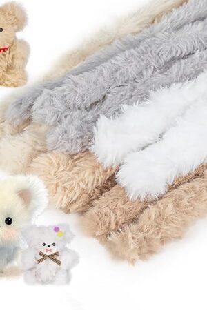 The RAINFLOW Thick Pipe Cleaners - 36 Pcs Fur Pipe Cleaners Craft Kit Large Long Thick Colored Pipe Cleaner Bulk Fuzzy Sticks Craft Supplies for Crafting DIY Projects Decorations（39.37 Inch,5 Colors)