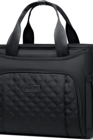 AIJIEKE Insulated Lunch Bag for Men Women, Lunch Box, Lunch Tote for Work, Large Leak Proof Cooler Bag with Removable Strap, Reusable Adult Lunchbag, Picnic, Office, Beach, Black