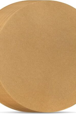 9 Inch Parchment Paper Rounds, 100PCS Unbleached Round Parchment Paper 9 inch for Baking, Precut Parchment Rounds for Round Cake Pans 9 inch,Round Baking Sheets,Springform Pan,Bamboo Steamer