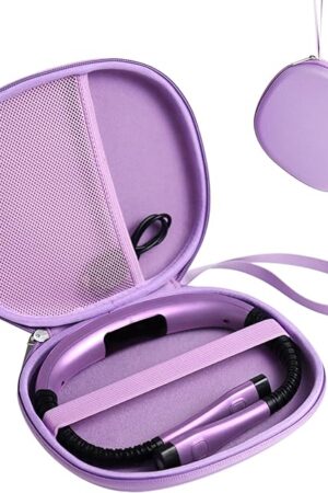 Case for Book Reading Light Compatible with Glocusent/for Nivava/for Vekkia/for LITOM/for LEDGLE/for TAKKUI Neck Reading Light Portable Storage Box for Book Lights (Case Only) Purple