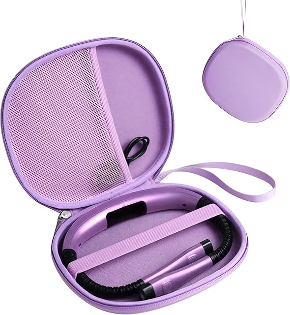 Case for Book Reading Light Compatible with Glocusent/for Nivava/for Vekkia/for LITOM/for LEDGLE/for TAKKUI Neck Reading Light Portable Storage Box for Book Lights (Case Only) Purple