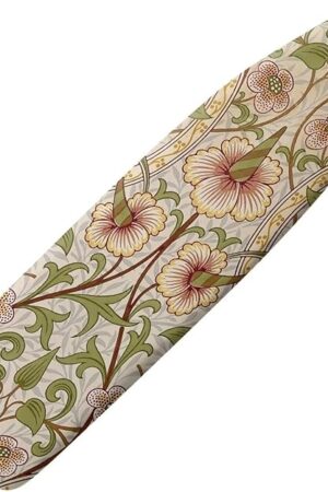 William Morris Pattern Ironing Board Cover Easy Installation Ironing Board Cover Individualized Ironing Board Cover Heat Reflective, Scorch Resistant, Magic Sticker, 3 Fasteners (Green)