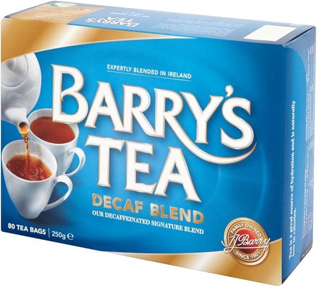 Barry's Tea Decaf 80 count Tea Bags (Pack of 1)