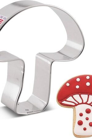 Ann Clark Cookie Cutters Mushroom Cookie Cutter 3.25" Made in USA