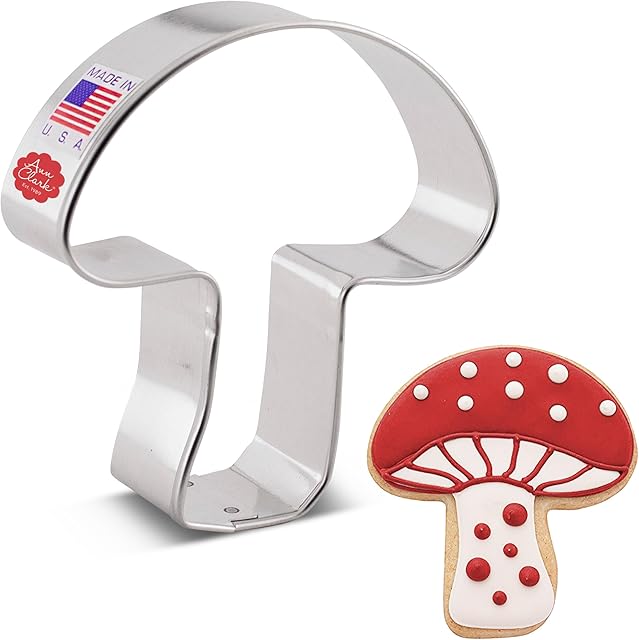 Ann Clark Cookie Cutters Mushroom Cookie Cutter 3.25" Made in USA