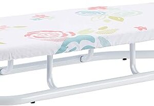 Amazon Basics Ironing Board Tabletop 77x29 cm, White, Floral
