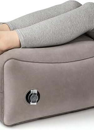 Wedge Pillow for Sleeping - Inflatable Leg Elevation Pillow for Swelling,Circulation,Leg & Back Pain Relief,Leg Support Polyvinyl Chloride Pillow for After Aurgery,Hip,Foot,Ankle Recovery