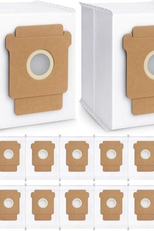 16 Pack Plus 405 Combo Dust Bags for Roomba Essential Q0520/Plus 405 Combo/Plus 505 Combo/Plus 504 Vac/Y0140 Combo/Y0110/Q0120/Q011/104 Combo/105 Combo/105 Vac/Max 705 Vac/205 Vac Dust Bag