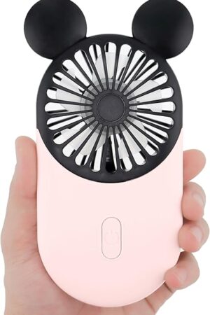 Cute Personal Mini Fan Handheld Portable USB Rechargeable Fan Portable Holder