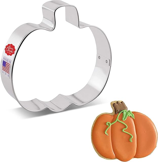 Ann Clark Cookie Cutters Pumpkin Cookie Cutter 4" Made in USA