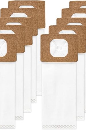 10 Packs Type I HEPA Vacuum Bags Replacement for Hoover Platinum Type I Canisters Vacuum Cleaning Replace Part AH10005 UH30010COM