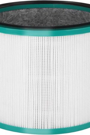 Air Purifier Filter Replacement for Dyson HP01 HP02 DP01 DP02 Desk Air Purifiers, Funmit 360° Combi Glass HEPA Carbon Filter Fit for Dyson Pure Hot Cool Link Air Purifier, Part # 968125-03