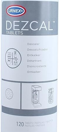 Dezcal Descaling Tablets - 120 Uses, Universal Compatibility with Keurig, Nespresso, Breville, De’Longhi, and More - Effective Descaler for Coffee Makers, Espresso Machines, Boilers, and More