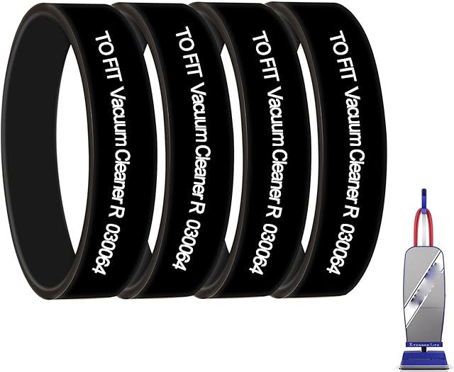 4 Pack Vacuum Belts Replacement for Oreck XL 0300604 Upright Vacuum Cleaner, fits Model: U2000R,XL2000HH,XL2100RS,XL2200RS,XL2330HS,XL010-0604,XL0100604,0300604