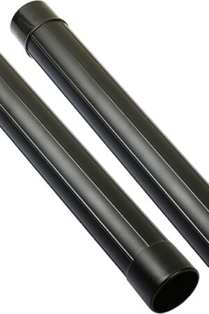 2.5 Inch Vacuum Extension Wands for Shop Vac, Rigid, Vacmaster, Workshop & More | 2-Pack Wet or Dry Vacuum Hose Extension, Compatible with 2 1/2" Shop Vac Attachments