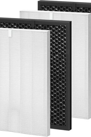 5510 5520 Replacement Filter Q Compatible with Winix 5510 and 5520 Air Purifier, Includes 2 Pack H13 Filter and 2 Pack Carbon Filter, Part# 1712-0123-00