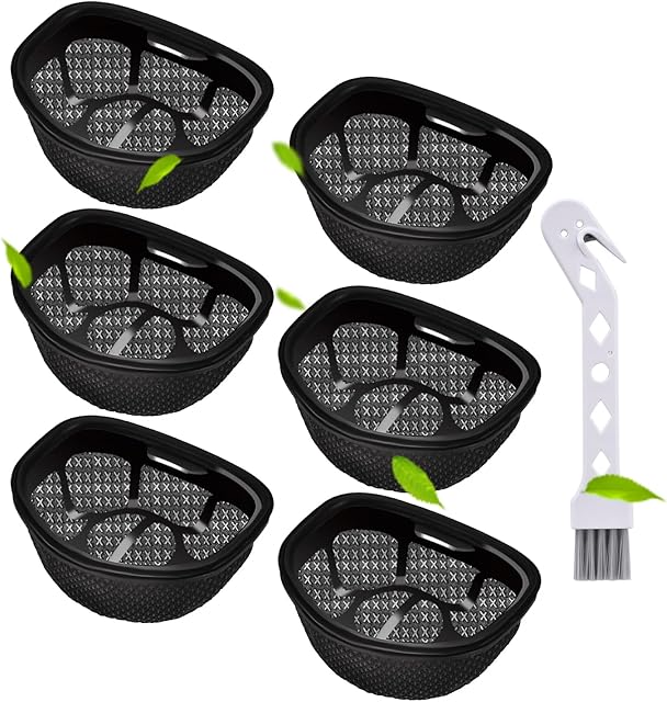 Dust Cup Filter Compatible with Shark UltraCyclone Pro & Pet Pro+ Cordless Handheld Vacuums CH951 CH951C CH950 CH901 CH900WM, Compare to Part # XFTRCH900 (Pack of 6)